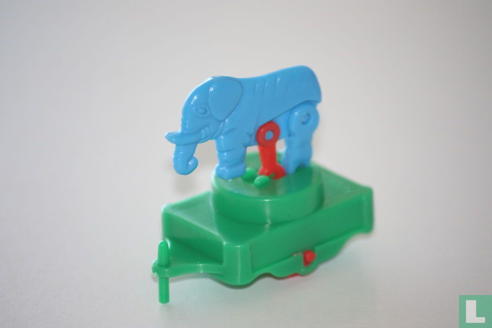 Eisenbahnwagen mit Elefanten