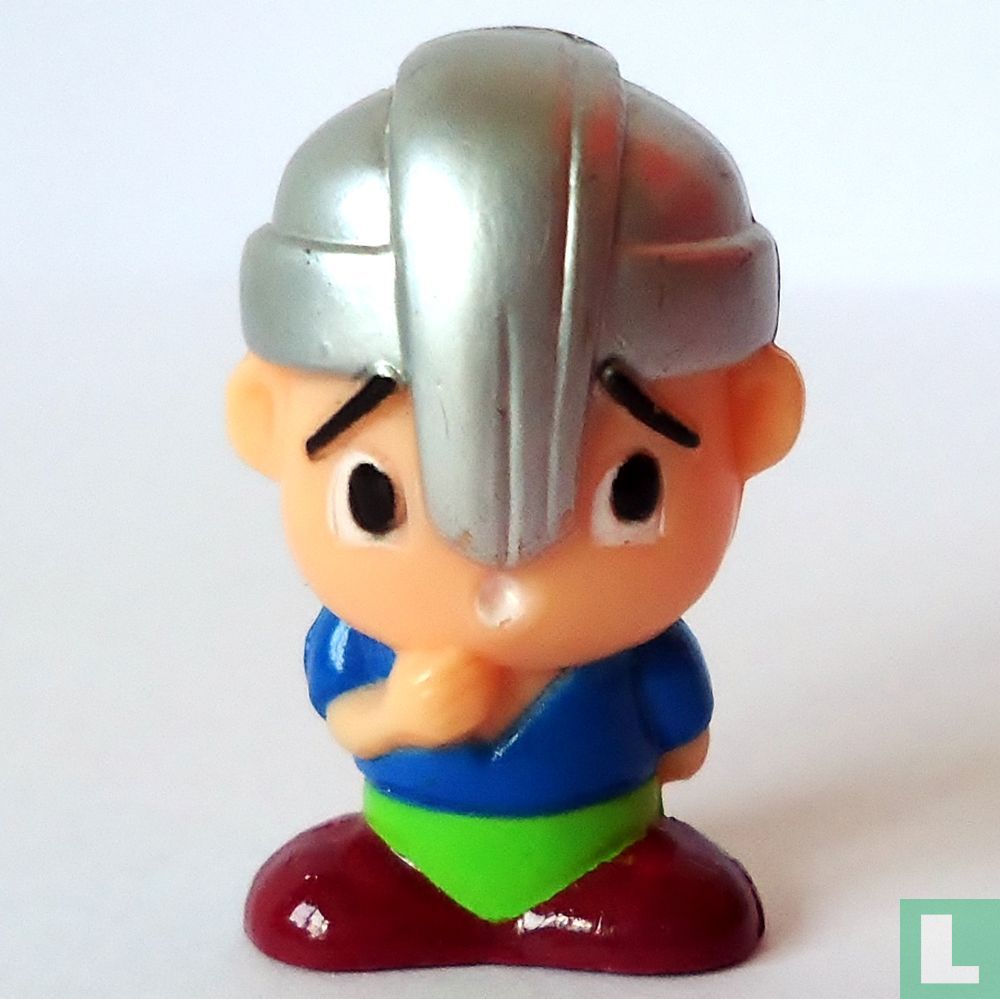 Jongen met helm