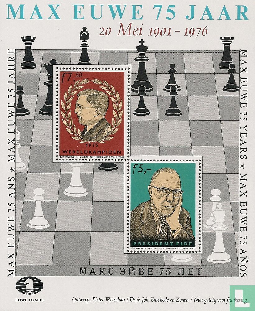 Max Euwe 75 jaar