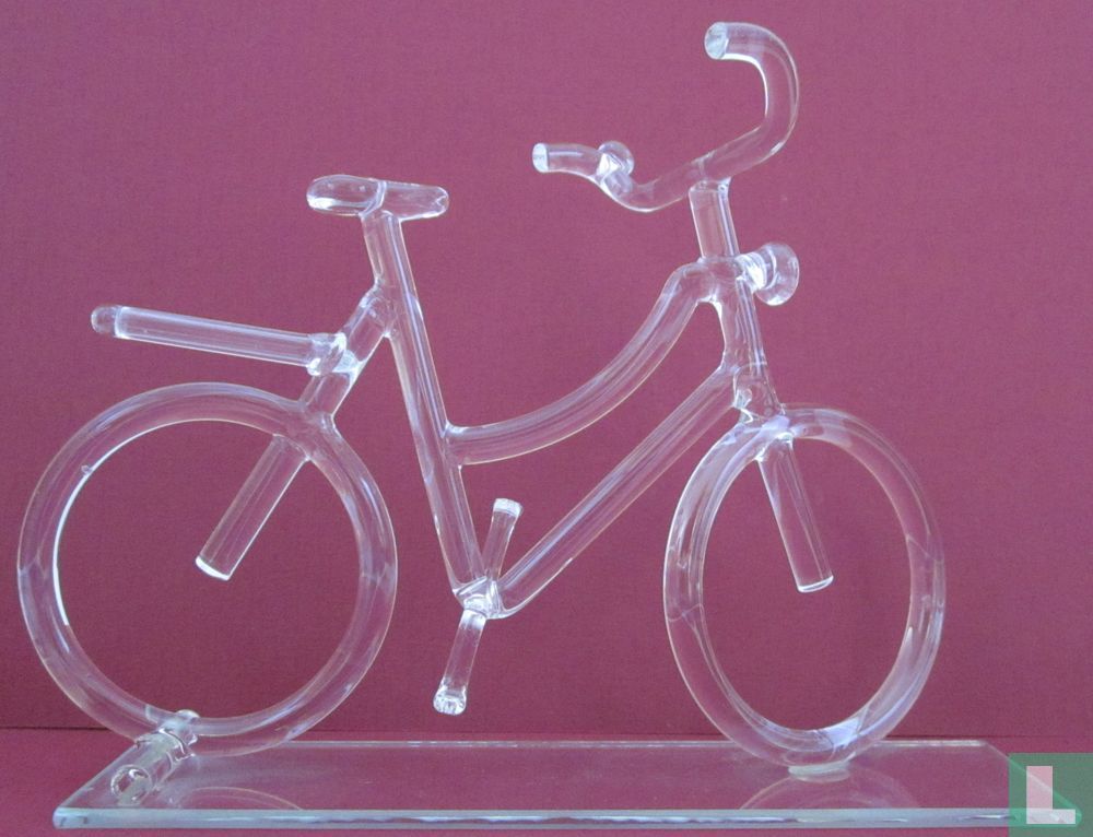 Bicycle made of glass