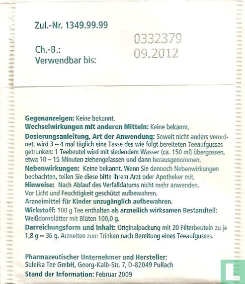 Herz-Kreislauftee