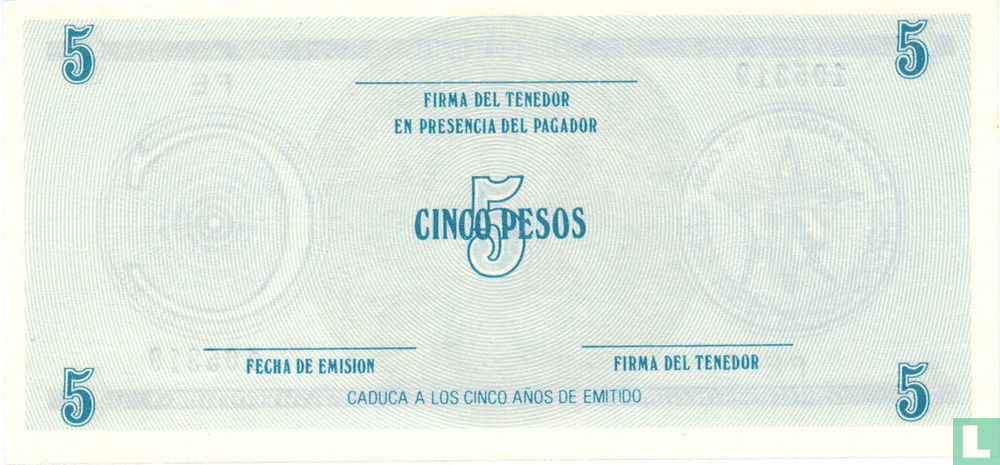 Cuba 5 Pesos