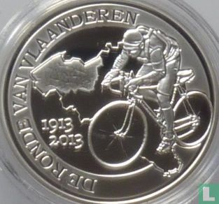 België 10 euro 2013 (PROOF) "100 years tour of Flanders"