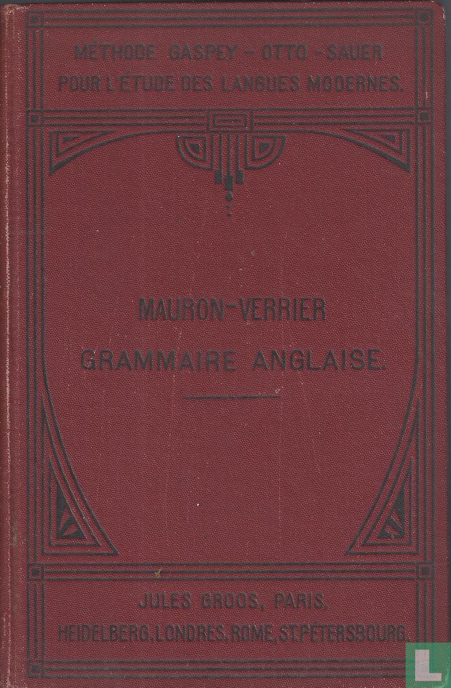 Grammaire Anglaise