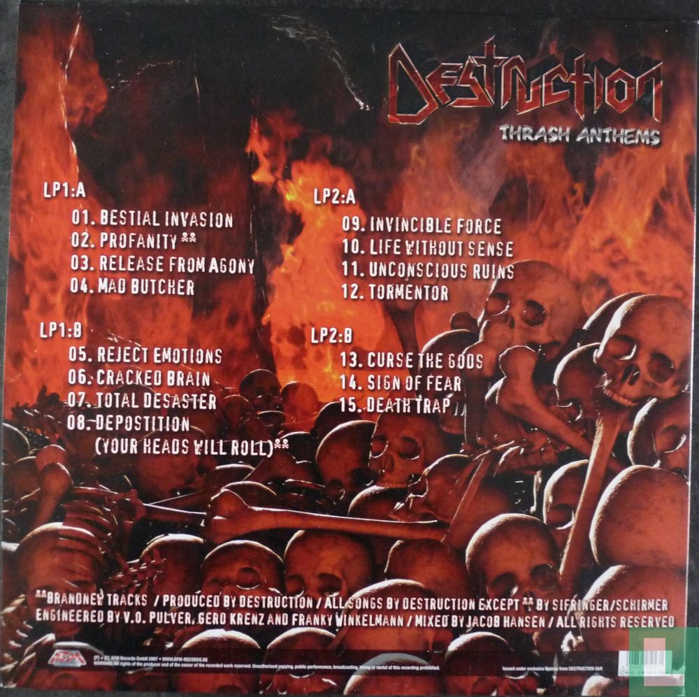 Thrash anthems