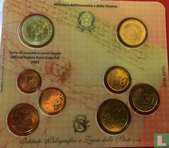 Italy mint set 2005