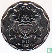Botswana 1 pula 1981