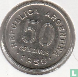 Argentinien 50 Centavo 1956