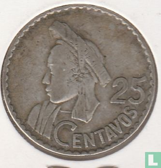 Guatemala 25 Centavo 1963
