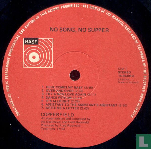No Song, No Supper