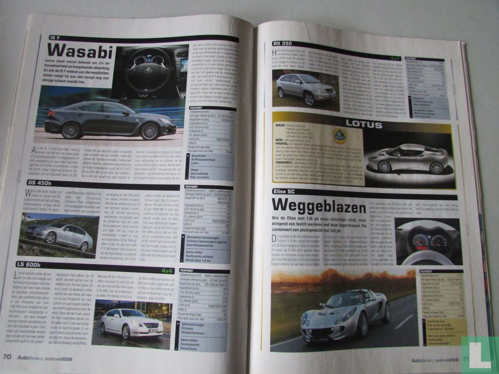 Auto Wereld - Testboek 2008 / 2009