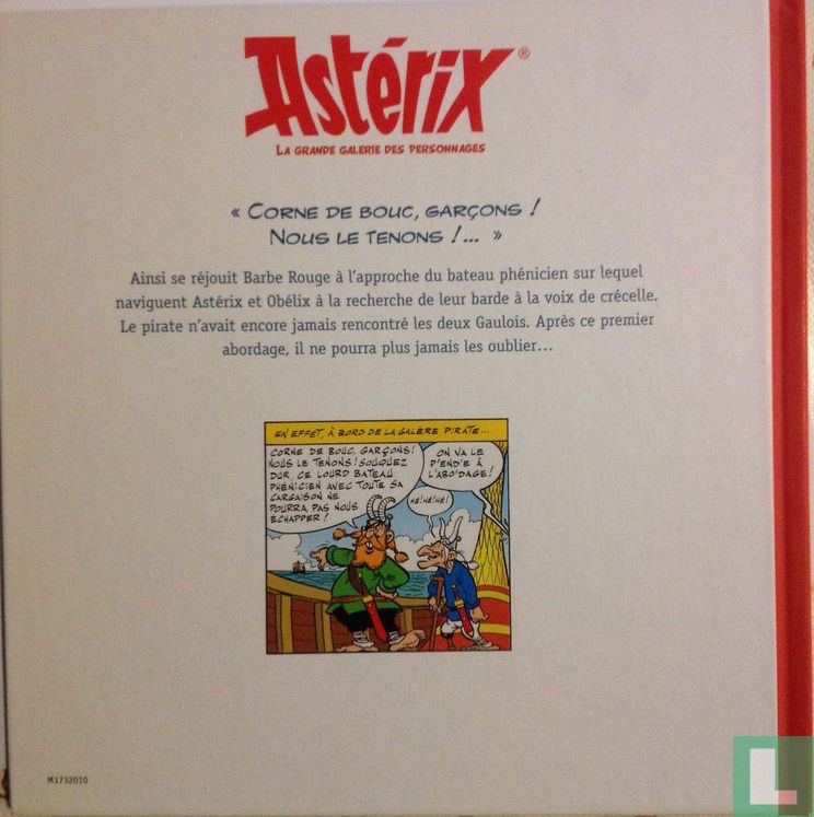 Figurine Astérix – Barbe Rouge N°10 – Grande Galerie Des Personnages – Neuve