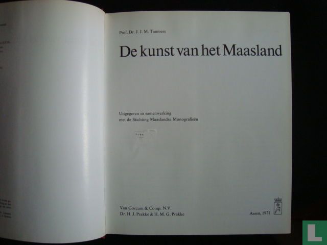 De Kunst Van Het Maasland 1 1971 Timmers J J M LastDodo de-kunst-van-het-maasland-1-1971-timmers-j-j-m-lastdodo