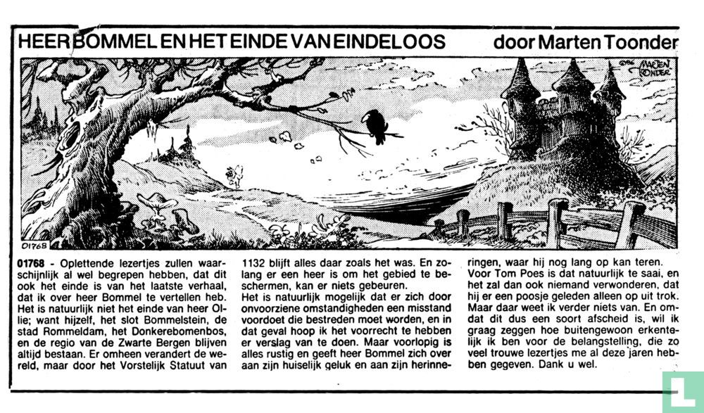 Heer Bommel en het einde van eindeloos