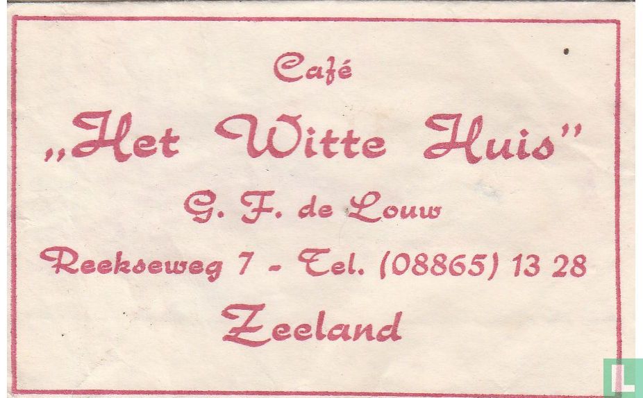 Cafe "Het Witte Huis"