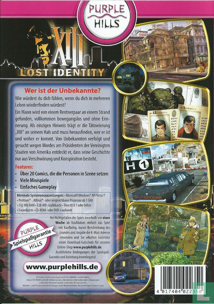 XIII Lost Identity