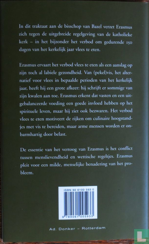 Het verbod vlees te eten