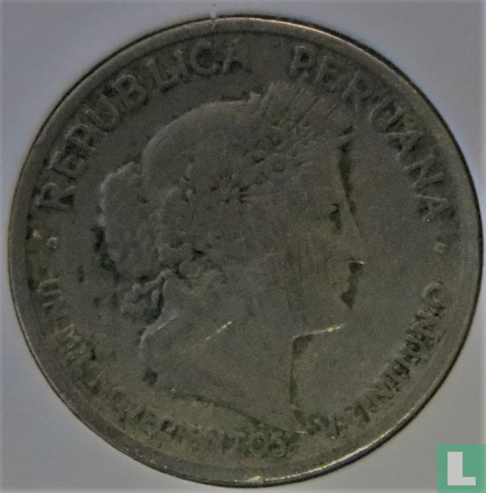 Pérou 10 centavos 1921