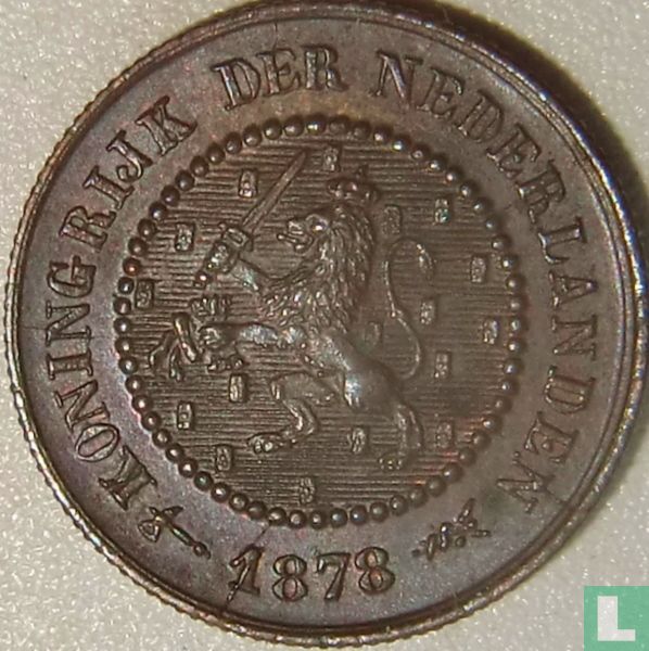 Nederland ½ cent 1878