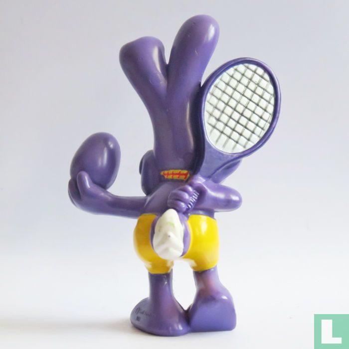 Schmunzelhase Tennis