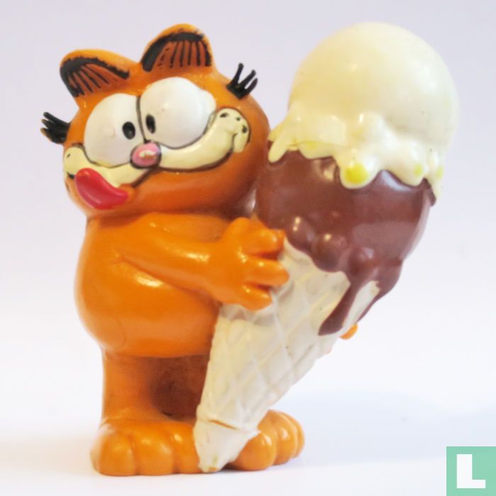 Garfield avec crème glacée