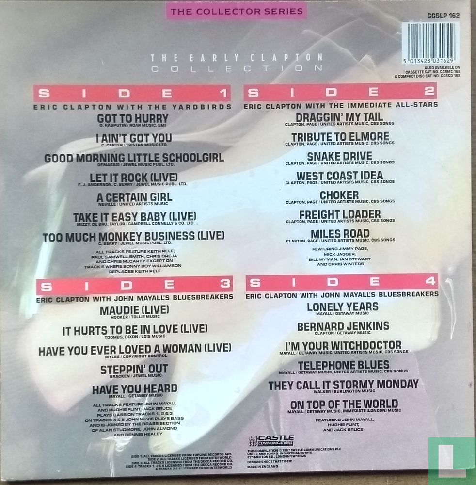 The Early Clapton Collection