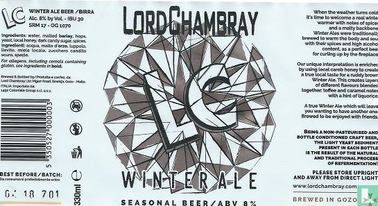 Lord Chambray, Winterale