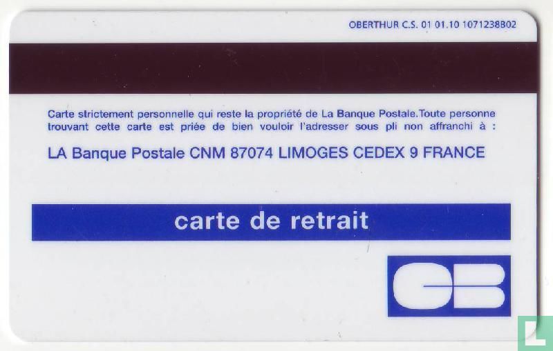 CB - Carte 24 Plus - La Banque Postale
