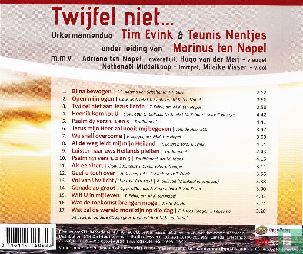 Twijfel niet...