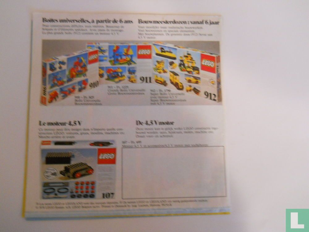 Lego 1978 99250 Be (1978) Catalogue LastDodo