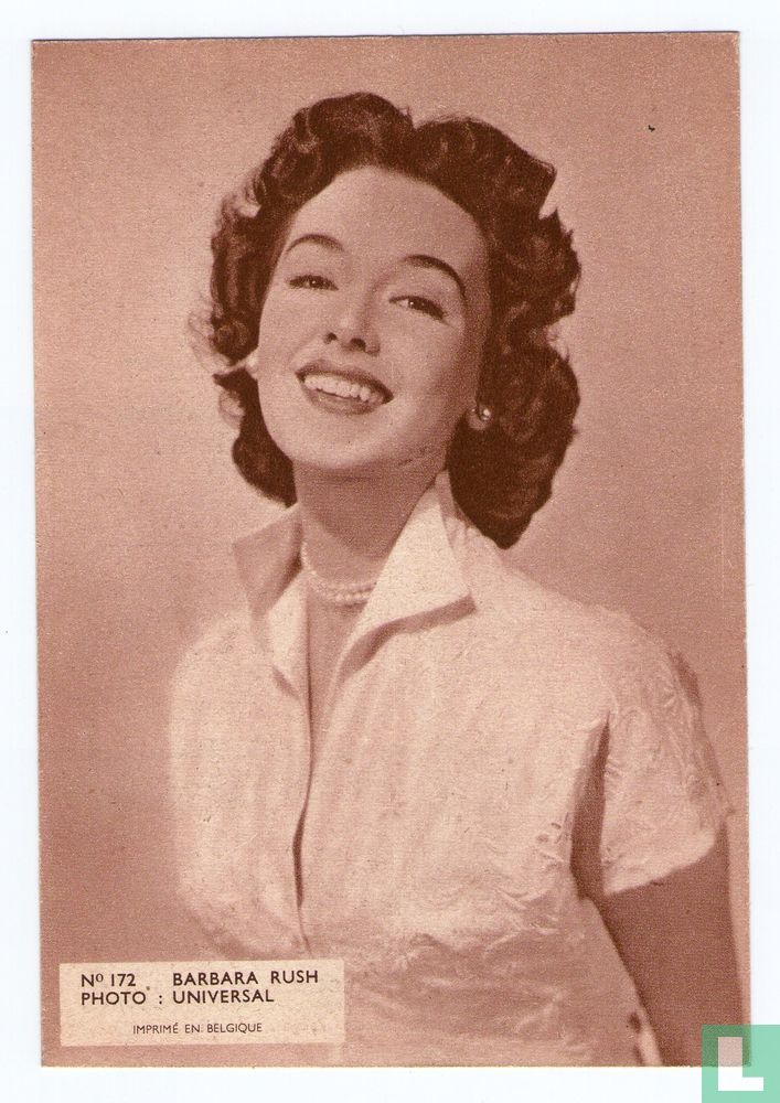 Vintage Barbara Rush flyer