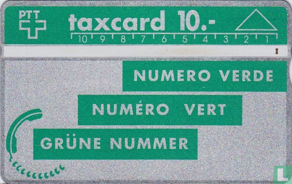 Grüne Nummer