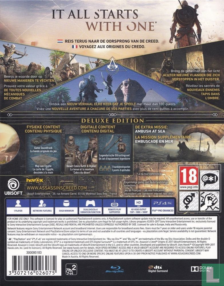 Assassin’s Creed® Origins Deluxe Edition