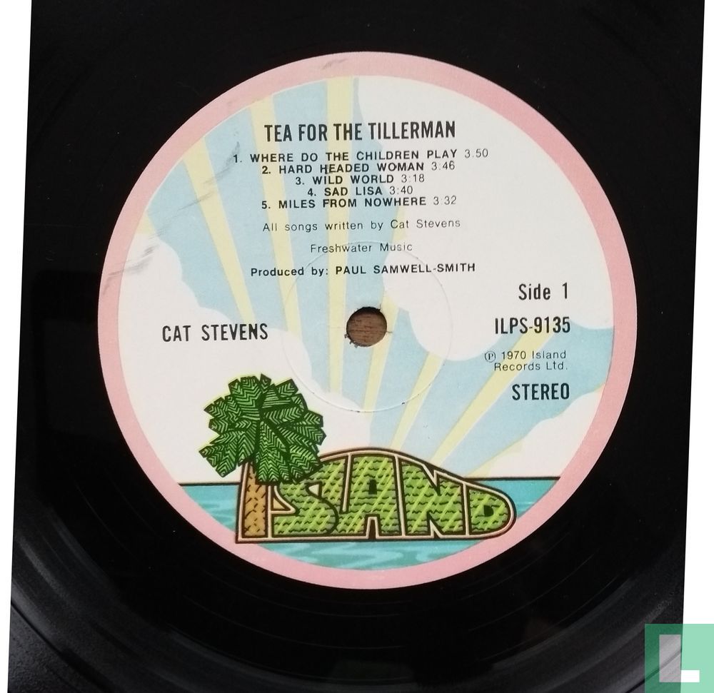 Tea for the Tillerman LP ILPS 9135 (1970) Islam, Yusuf LastDodo