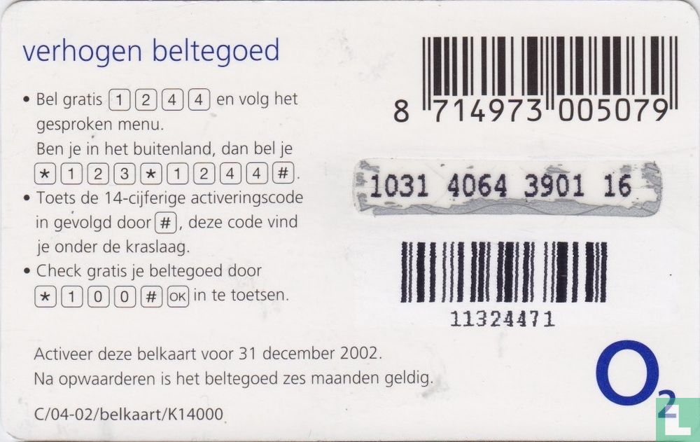 € 20 prepay