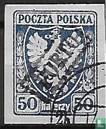 Eagle with overprint