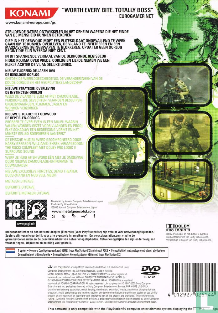 Metal Gear Solid 3: Snake Eater