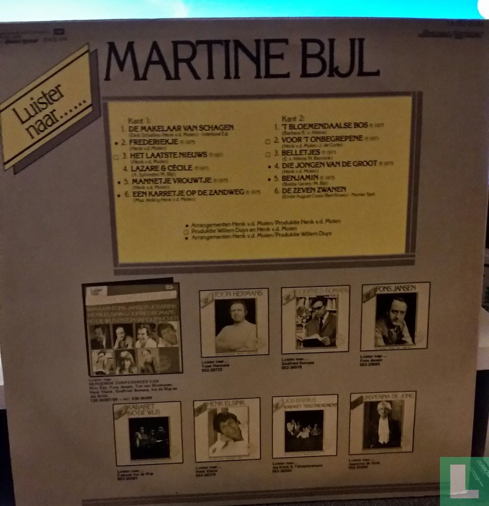 Luister naar.... Martine Bijl 