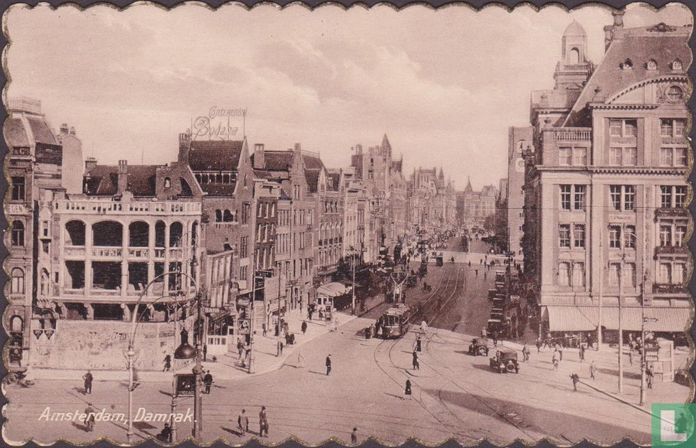 Amsterdam,  Damrak.