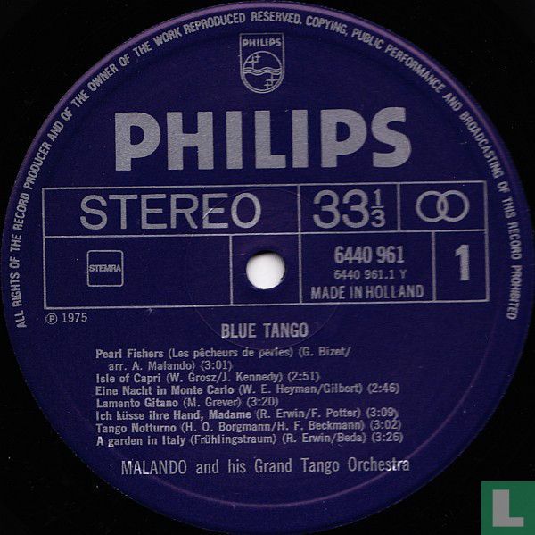 Blue Tango