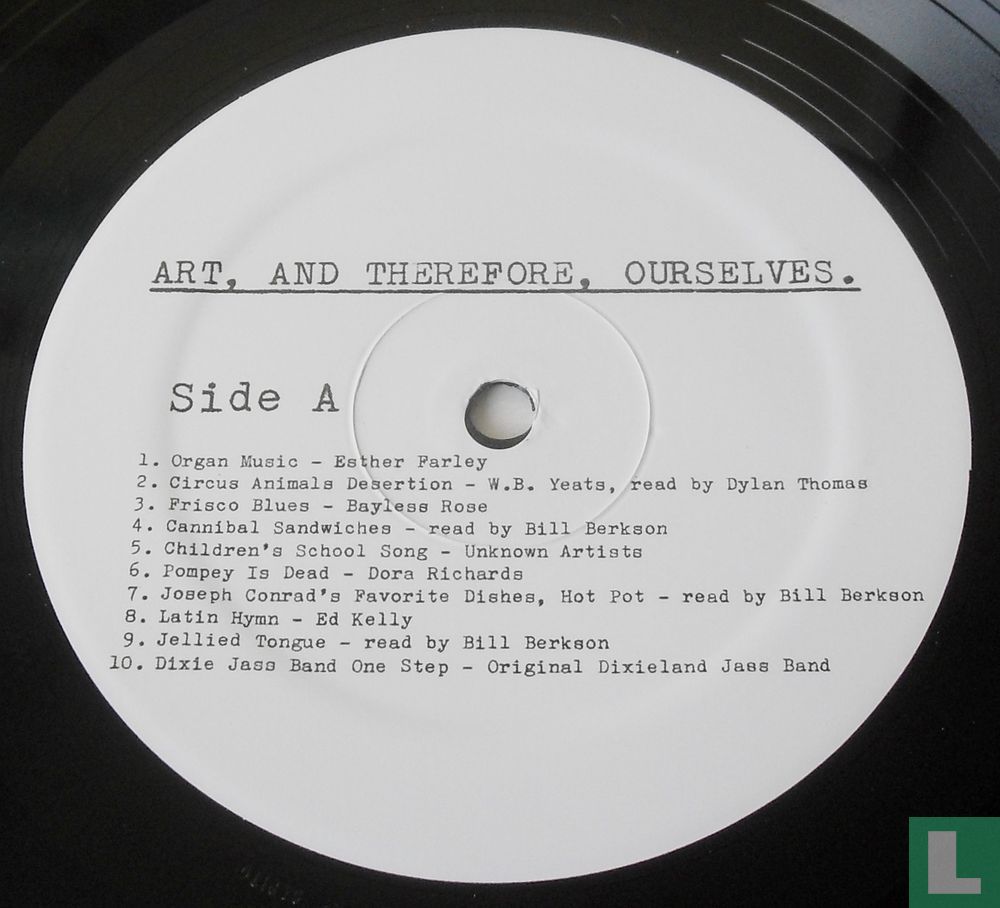 Art, and Therefore, Ourselves (Songs, Recipes, and the Old People)