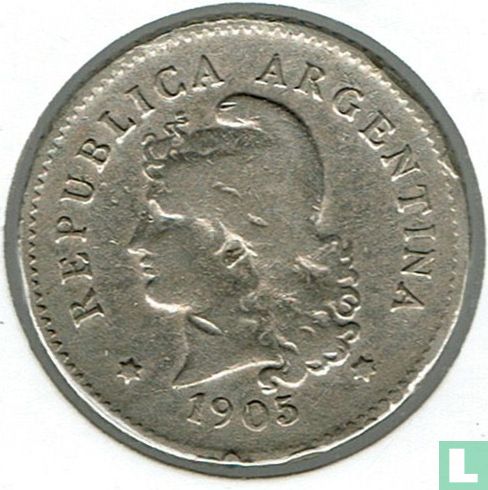 Argentina 10 centavos 1905