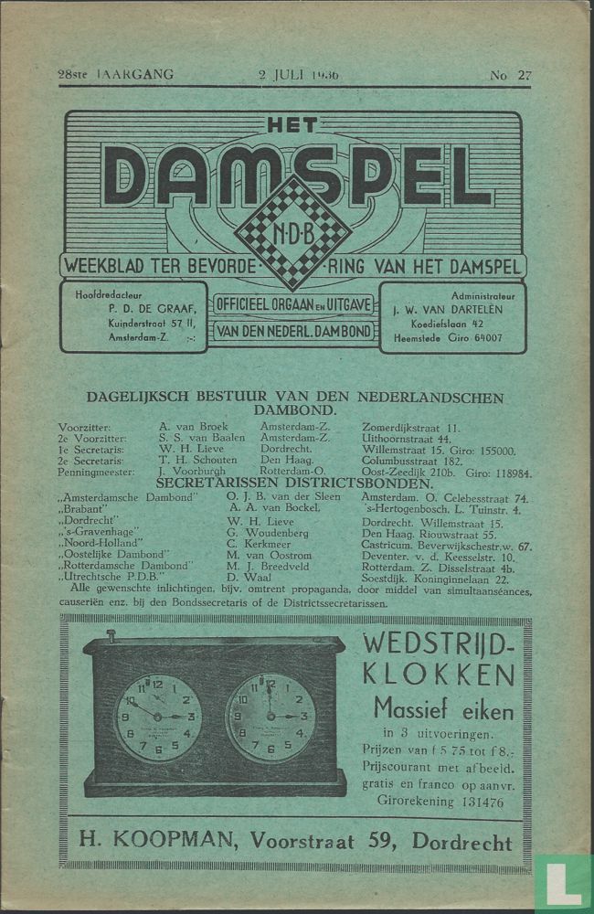 Het Damspel 27