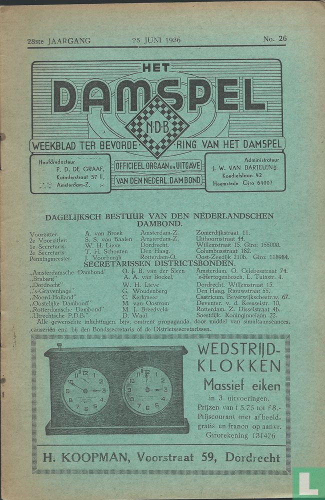 Het Damspel 26