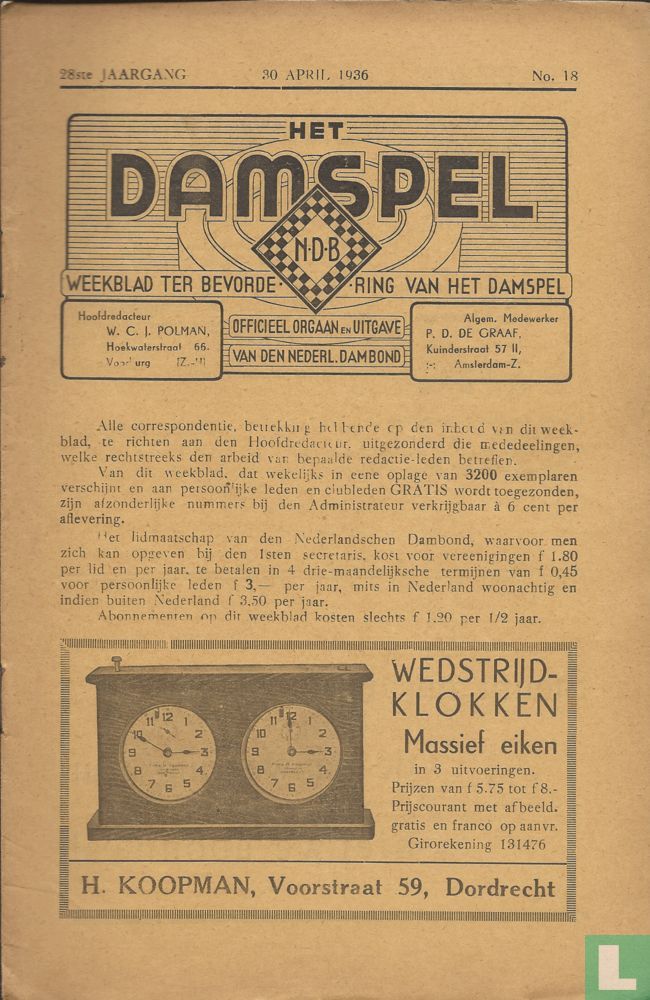 Het Damspel 18