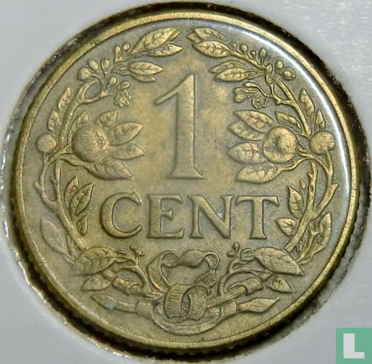 Pays-Bas 1 cent 1943 (type 1)