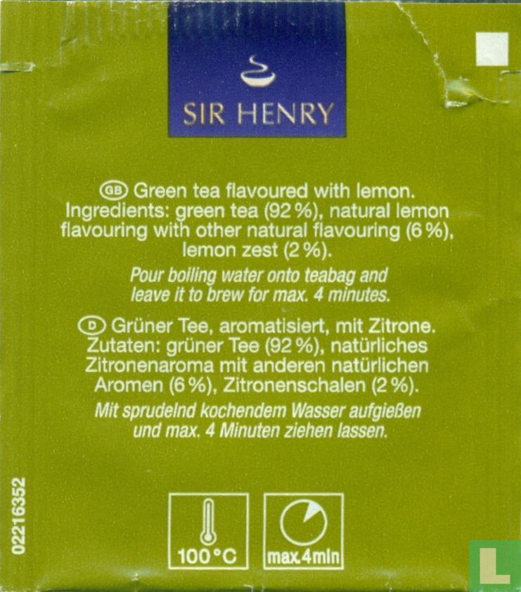 Green Tea with Lemon