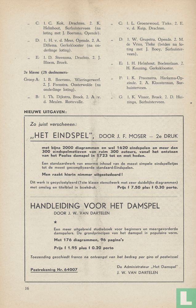 Het Damspel 1