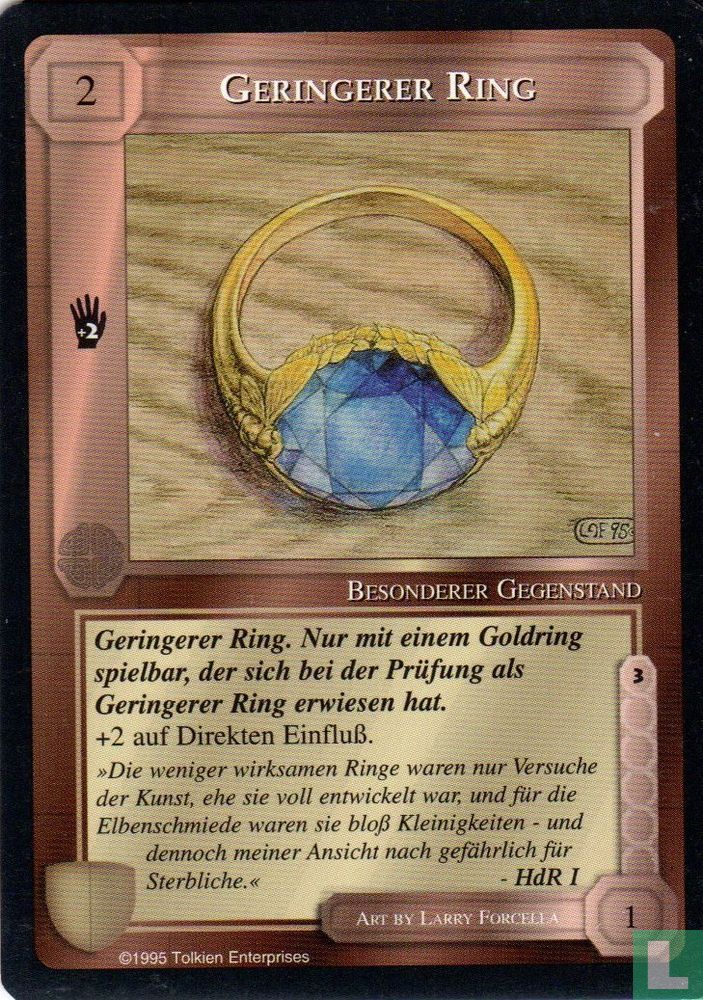 Geringerer Ring