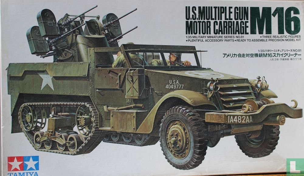 1/16 M16 Half Track Multiple Gun Motor Carriage - Maquettes véhicules